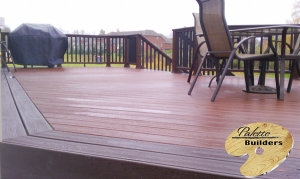 Washington Township MI Deck Builder Trex Composite Fire Pit Railing