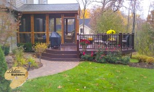 Orion Twp MI Porch Builder Trex Transcends Custom Railing