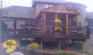 Rochester MI Porch Builder Trex  Transcends Custom Railing