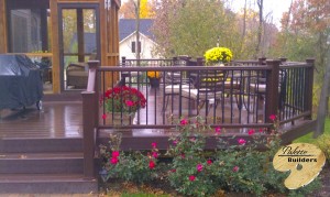 Rochester Hills MI Porch Builder Trex Transcends Custom Railing