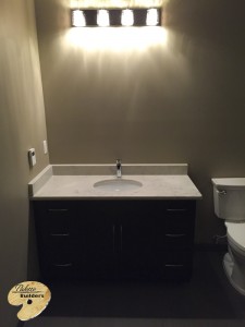 Orion Twp MI Finished Basements Custom Sink