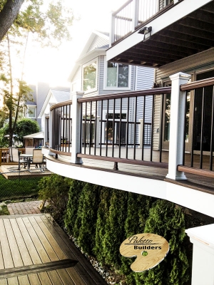 Lake Orion MI Deck Builder Trex Composite Dock Radius Rail