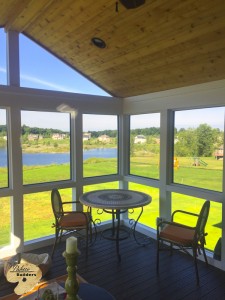 Clarkston MI Porch Builder Trex  Transcends Glass Windows